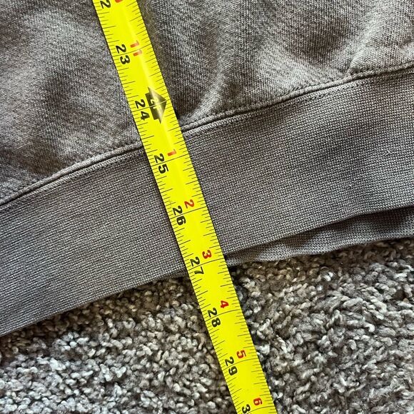 Vintage Y2K Nike Crewneck Sweatshirt Mini Swoosh Check Faded Grey Sz 2XL - Picture 7 of 7